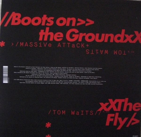 Виниловая пластинка MASSIVE ATTACK & TOM WAITS BOOTS ON THE GROUND / THE FLY