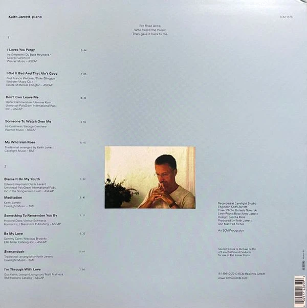 Виниловая пластинка KEITH JARRETT THE MELODY AT NIGHT, WITH YOU