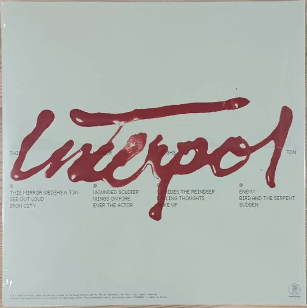 Виниловая пластинка INTERPOL THIS MIRROR WEIGHS A TON