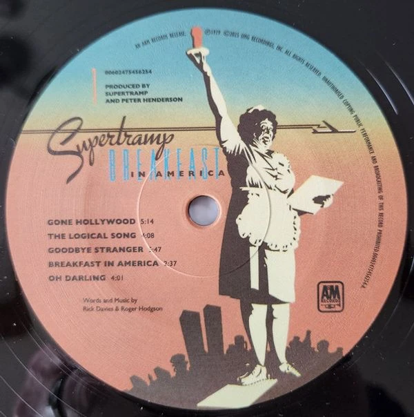 Виниловая пластинка SUPERTRAMP BREAKFAST IN AMERICA
