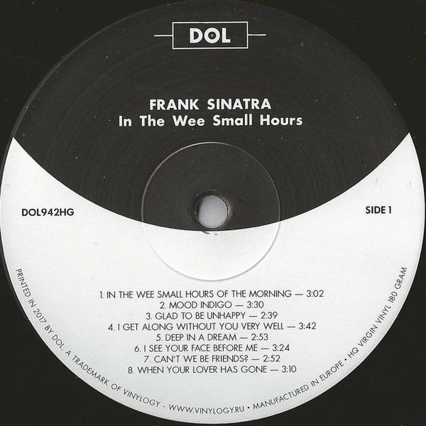 Виниловая пластинка FRANK SINATRA IN THE WEE SMALL HOURS