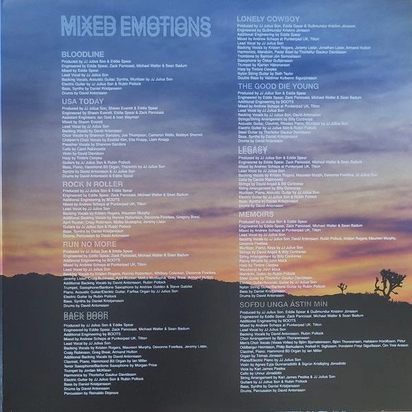 Виниловая пластинка KALEO Mixed Emotions