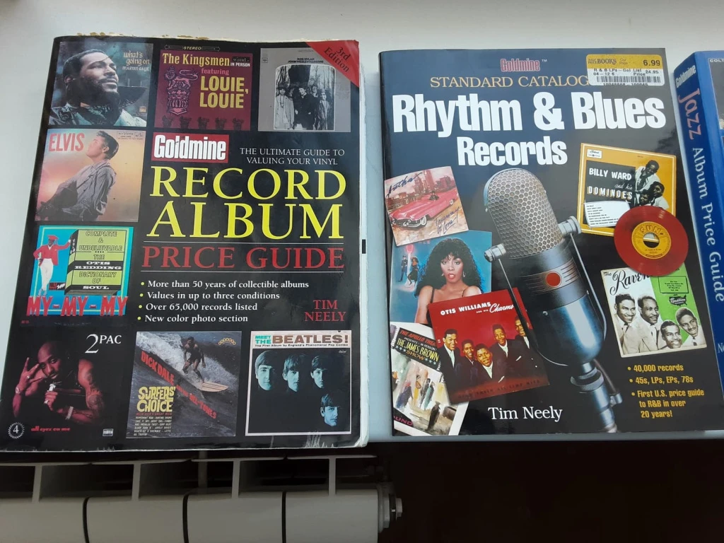 Каталоги Goldmine Record Album Price Guide - источник стандартной шкалы градации винила