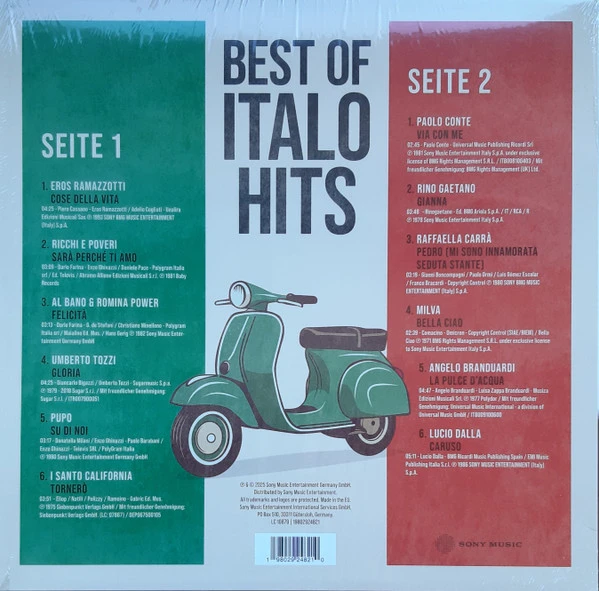 Виниловая пластинка VARIOUS BEST OF ITALO HITS