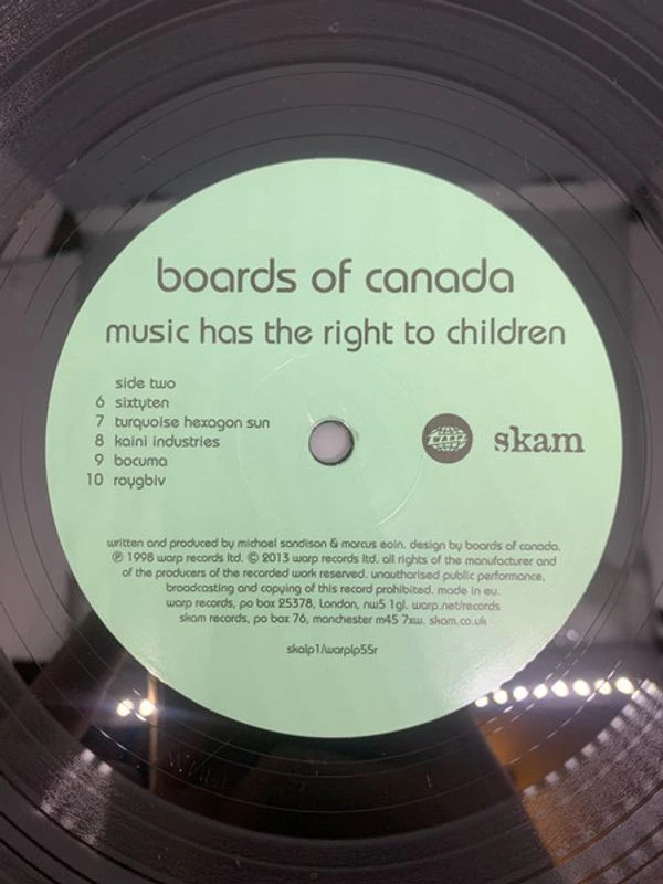 Виниловая пластинка BOARDS OF CANADA MUSIC HAS THE RIGHT TO CHILDREN