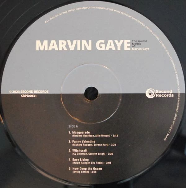 Виниловая пластинка MARVIN GAYE THE SOULFUL MOODS OF MARVIN GAYE