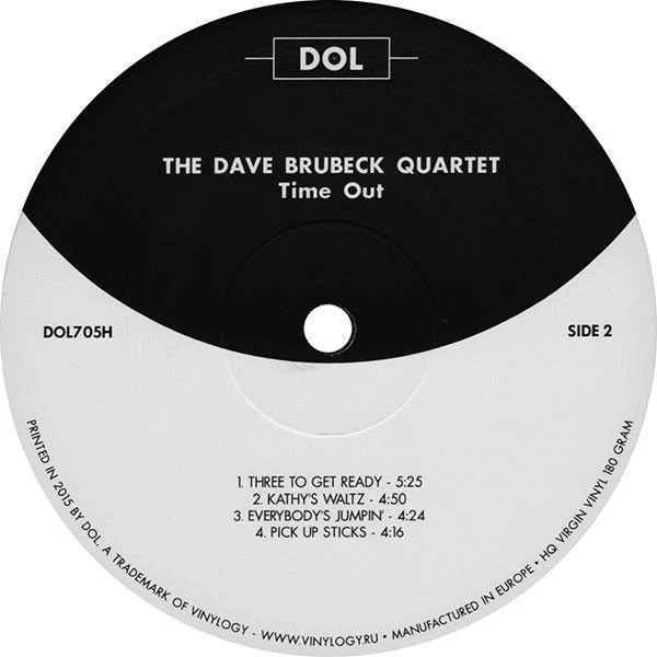 Виниловая пластинка THE DAVE BRUBECK QUARTET TIME OUT