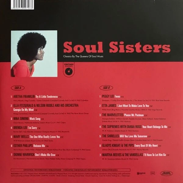 Виниловая пластинка VARIOUS SOUL SISTERS