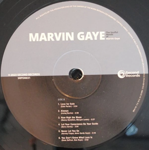 Виниловая пластинка MARVIN GAYE THE SOULFUL MOODS OF MARVIN GAYE
