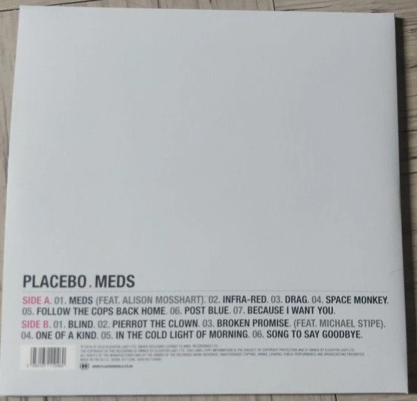 Виниловая пластинка PLACEBO Meds