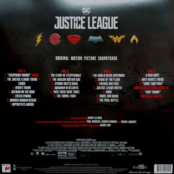 Виниловая пластинка DANNY ELFMAN  JUSATICE LEAGUE