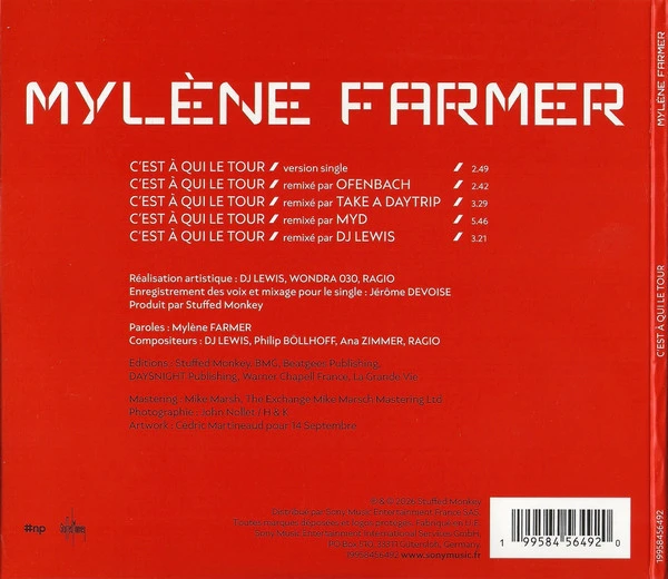 Виниловая пластинка MYLENE FARMER C EST A QUI LE TOUR