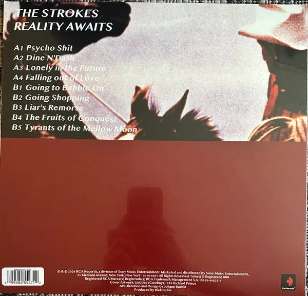 Виниловая пластинка THE STROKES REALITY AWAITS INDIE EXCLUSIVE BLACK ICE GLITTER VINYL EDITION