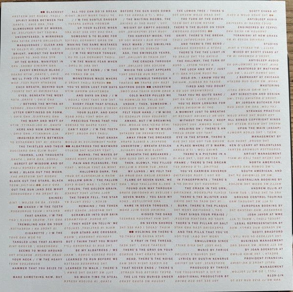 Виниловая пластинка THRICE HORIZONS/WEST OXBLOOD