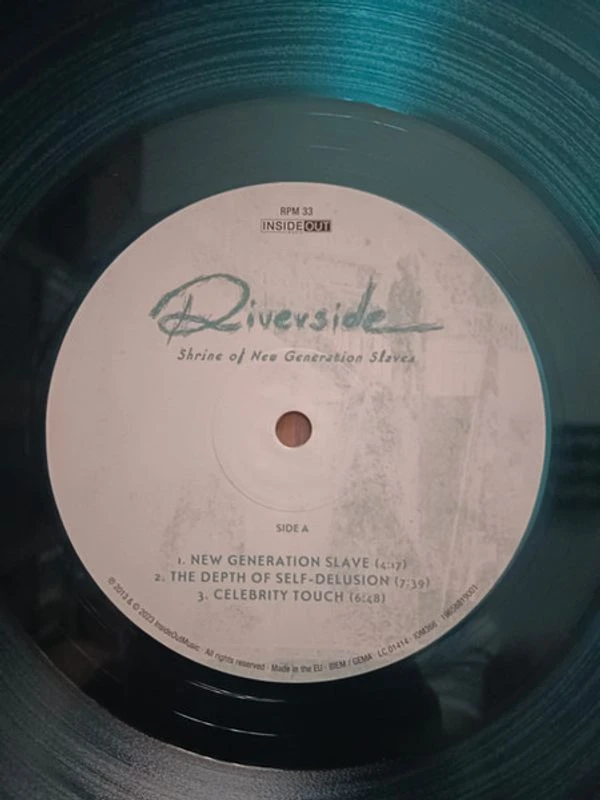 Виниловая пластинка RIVERSIDE SHRINE OF NEW GENERATION SLAVES