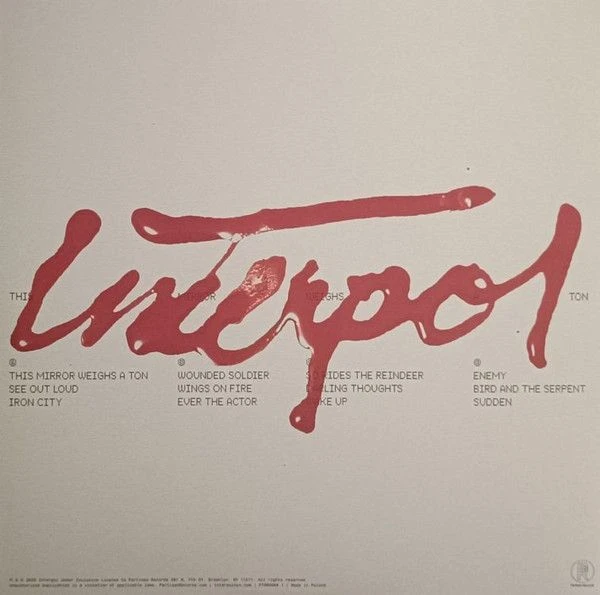 Виниловая пластинка INTERPOL THIS MIRROR WEIGHS A TON