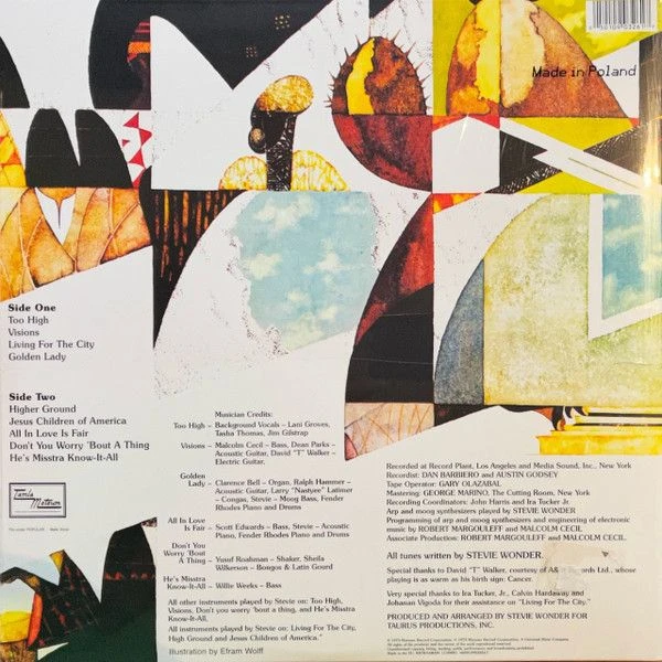 Виниловая пластинка STEVIE WONDER INNERVISIONS