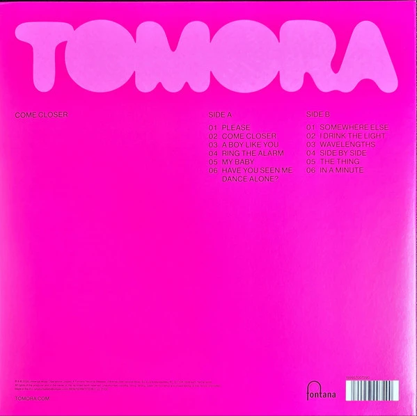 Виниловая пластинка TOMORA COME CLOSER