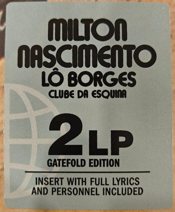 Виниловая пластинка MILTON NASCIMENTO & LO BORGES CLUB DA ESQUINA