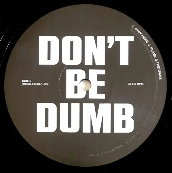 Виниловая пластинка A$AP ROCKY DONT BE DUMB