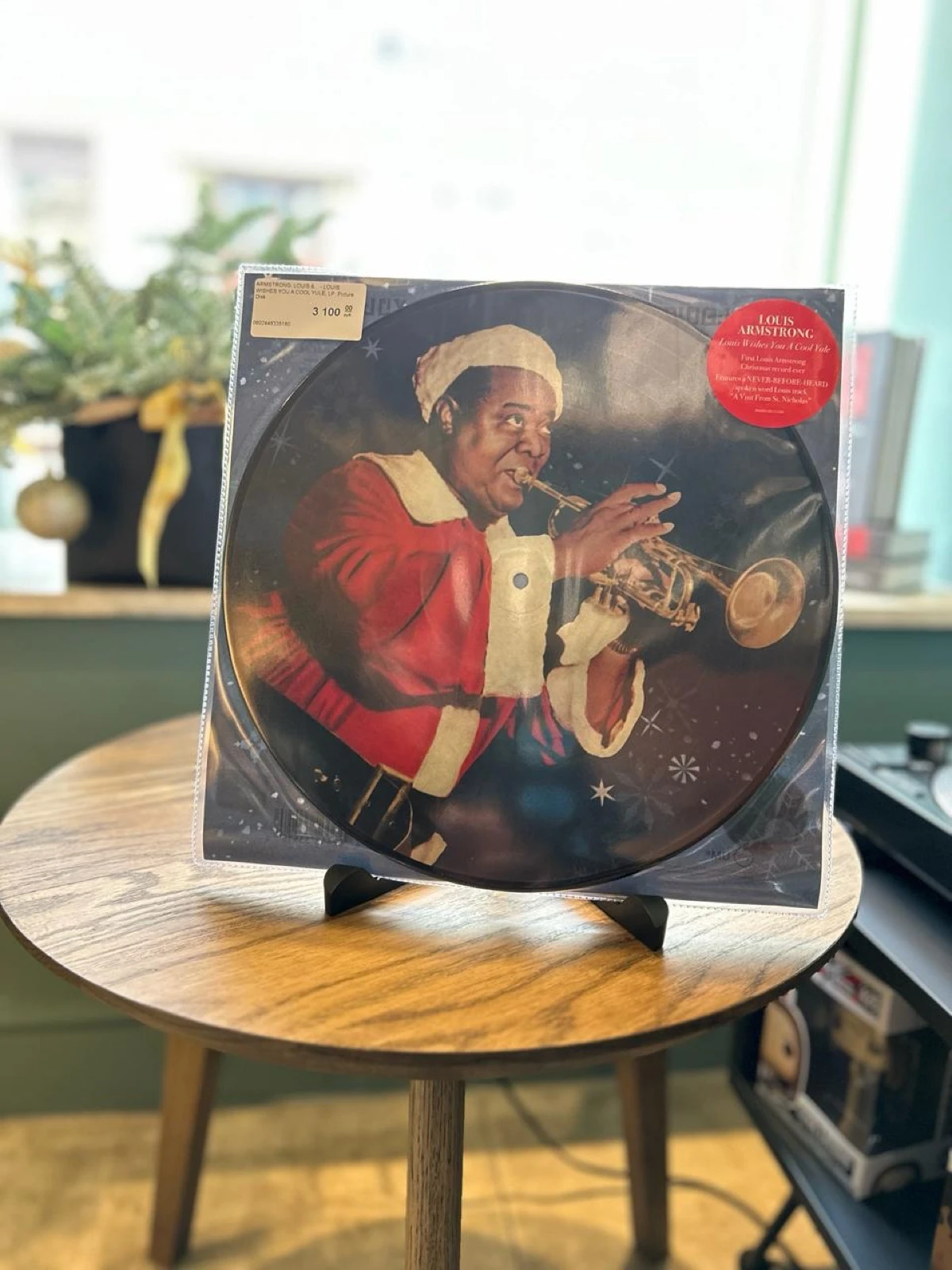 Louis Armstrong picture disc — коллекционная виниловая пластинка