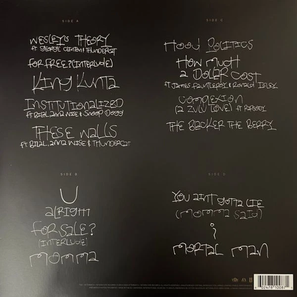 Виниловая пластинка KENDRICK LAMAR To Pimp A Butterfly 10th Anniversary