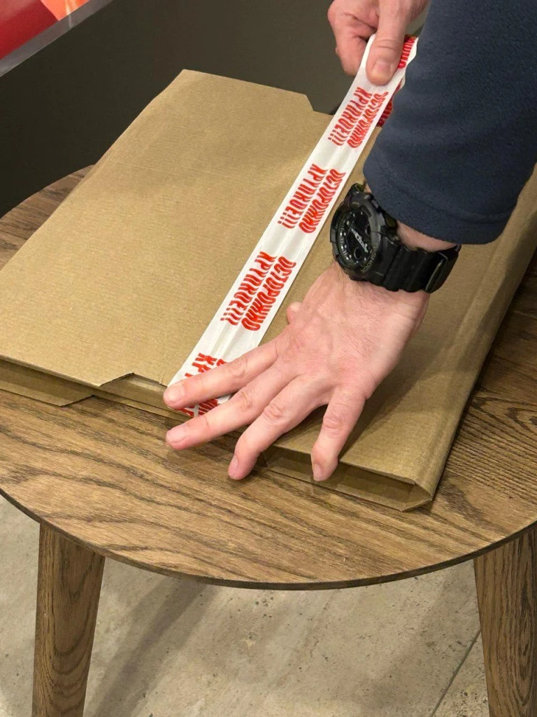 Шаг 7: коробка складывается