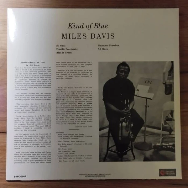 Виниловая пластинка MILES DAVIS Kind Of Blue