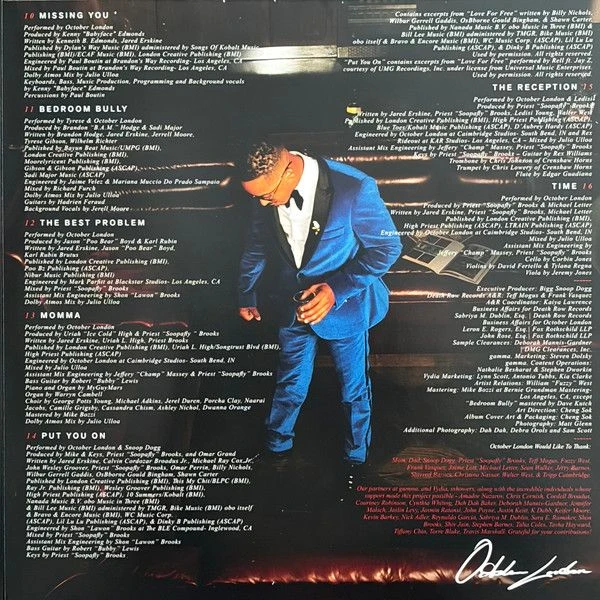 Виниловая пластинка OCTOBER LONDON OCTOBER NIGHTS RED MARBLED VINYL EDITION