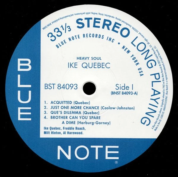 Виниловая пластинка IKE QUEBEC HEAVY SOUL