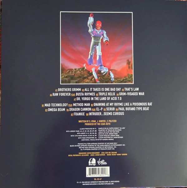 Виниловая пластинка CZARFACE CZARFACE MEETS FRANKIE PULITZER