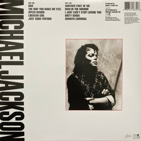 Виниловая пластинка MICHAEL JACKSON Bad