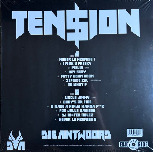 Виниловая пластинка DIE ANTWOORD TEN$ION