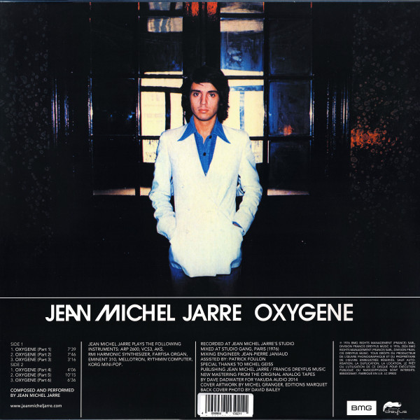 Виниловая пластинка JEAN-MICHEL JARRE OXYGENE