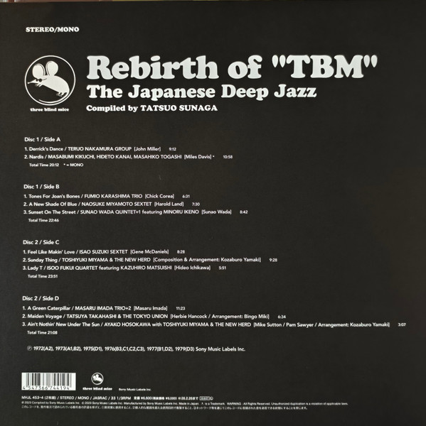 Виниловая пластинка VARIOUS REBIRTH OF TBM
