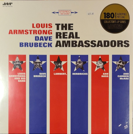 Виниловая пластинка LOUIS ARMSTRONG & DAVE BRUBECK THE REAL AMBASSADORS