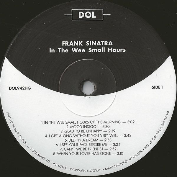 Виниловая пластинка FRANK SINATRA IN THE WEE SMALL HOURS