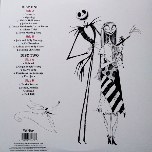 Виниловая пластинка DANNY ELFMAN OST NIGHTMARE BEFORE CHRISTMAS