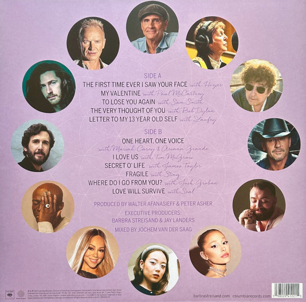 Виниловая пластинка BARBRA STREISAND THE SECRET OF LIFE: PARTNERS VOLUME 2
