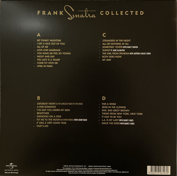 Виниловая пластинка FRANK SINATRA COLLECTED