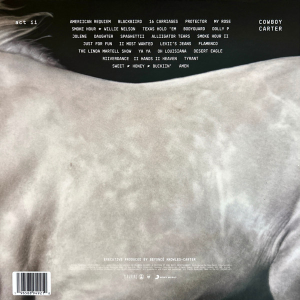 Виниловая пластинка BEYONCE COWBOY CARTER OFFICIAL VINYL