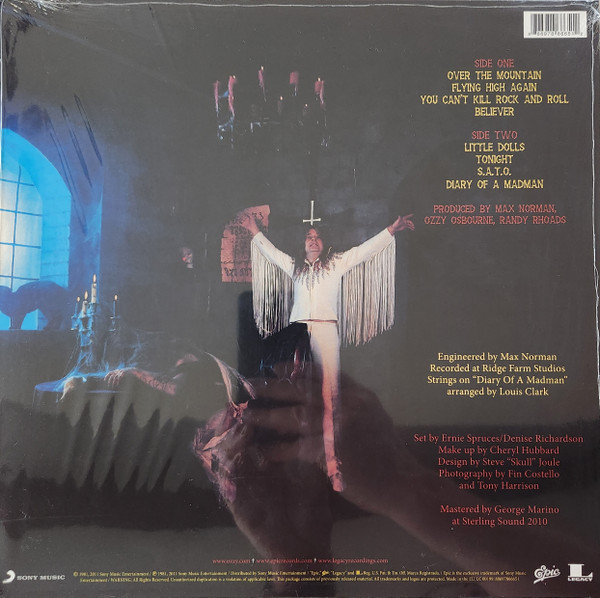 Виниловая пластинка OZZY OSBOURNE NO MORE TEARS