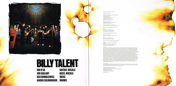 Виниловая пластинка BILLY TALENT BILLY TALENT II