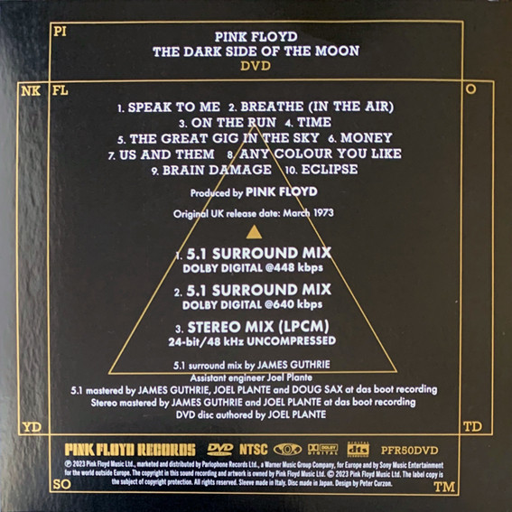 Виниловая пластинка PINK FLOYD THE DARK SIDE OF THE MOON - 50 YEARS