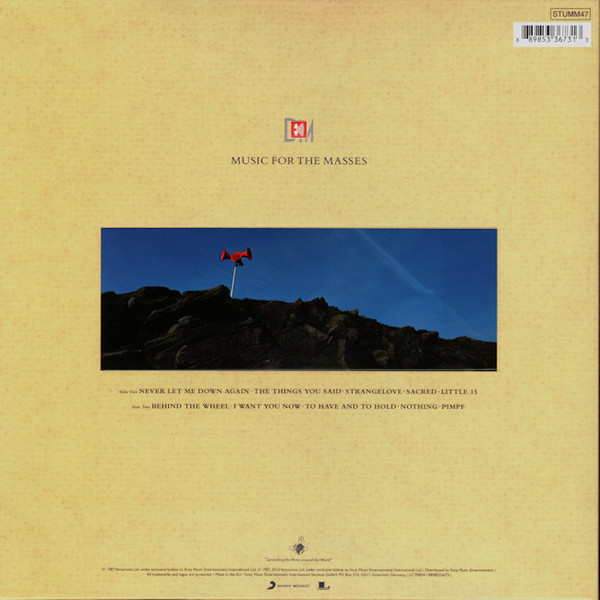 Виниловая пластинка DEPECHE MODE Music for the Masses