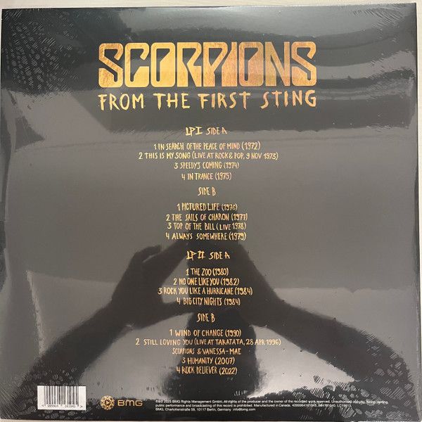 Виниловая пластинка SCORPIONS FROM THE FIRST STING