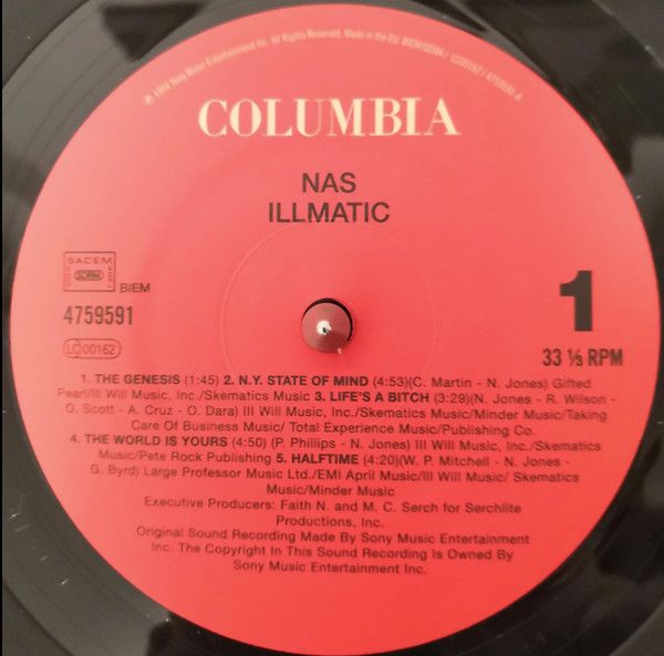 Виниловая пластинка NAS ILLMATIC