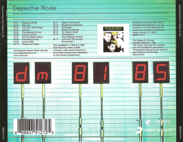 CD DEPECHE MODE — SINGLES 81-85