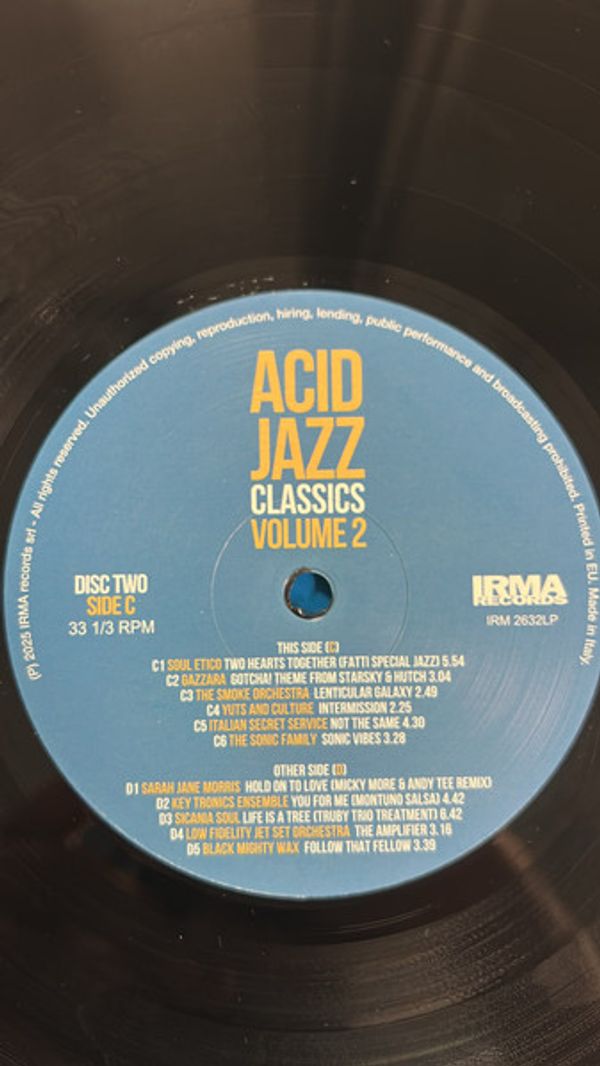 Виниловая пластинка V.A. ACID JAZZ CLASSICS VOLUME 2