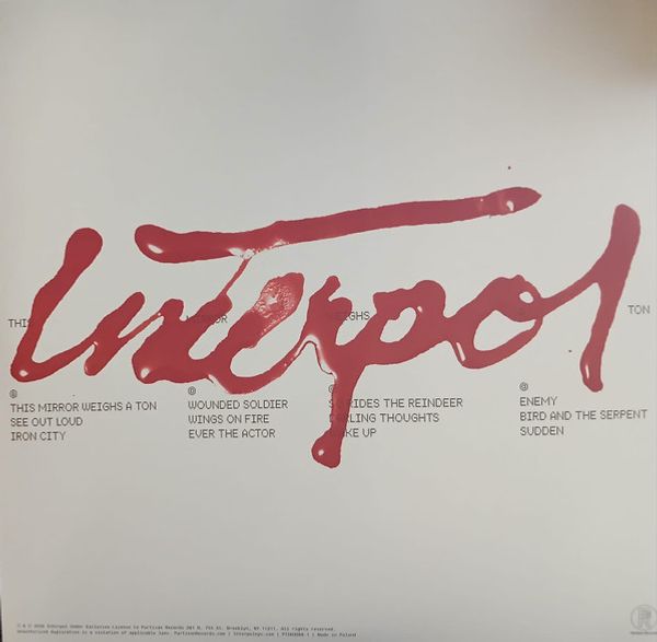 Виниловая пластинка INTERPOL THIS MIRROR WEIGHS A TON